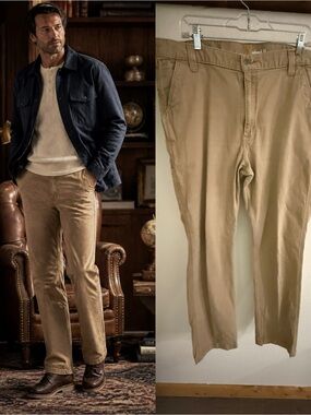 Carhartt Relaxed Fit Canvas Work Pants – Men’s 40x34 (31” Inseam)